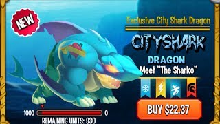 Dragon City - City Shark Dragon + Fighting Boss [Exclusive Dragon | Only 22$]