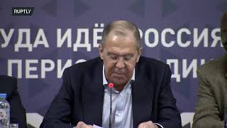 LIVE: Lavrov attends Assembly of Council on Foreign and Defence Policy