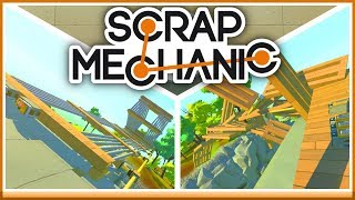 IHOPFÄLLBAR BRO! - Scrap Mechanic Tävling med Toffe!