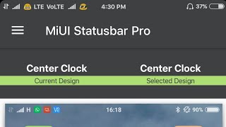 Miui statur bar pro for miui 8 & 9