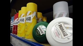 Shaving Items from an Italian Supermarket in Frankfurt am Main (Germany)