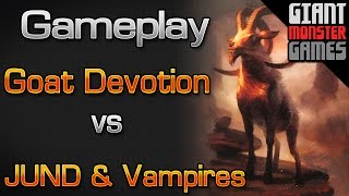 Mono White Goat Devotion -vs- Jund & Vampiers  - MTGO Gameplay #1-2