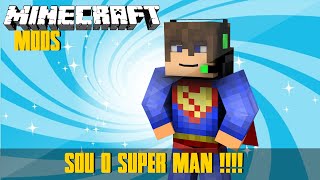 Minecraft Mod:Super Heroes Mod !! (Super Man,Batman,Capitao America,Hulk etc...)