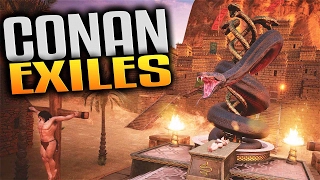 Conan Exiles Gameplay - Leveling Up Live Stream VOD (Let's Play Conan Exiles