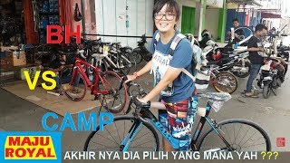 Toko sepeda Majuroyal Review Road Bike BH vs CAMP nyaman mana yah buat newbi ?