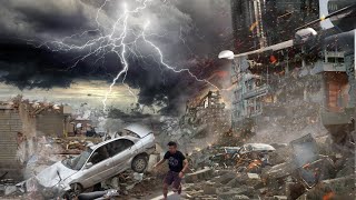 Apocalypse in Australia! Tornado smash Sydney! Houses are destroyed, wind lifts cars into the air!