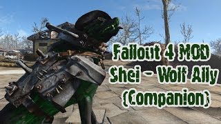 Fallout 4 мод  Shei - Wolf Ally (Companion)