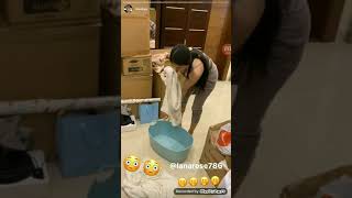 LANA ROSE NIPSLIP IN FRONT OF MOVLOGS!!! ???