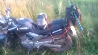 Обзор Yamaha YBR-250 2012г. На русском языке!