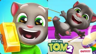Talking Tom Gold Run vs My Talking Tom 2 Android Gameplay 2019 #22