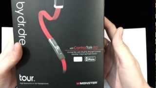 Обзор Monster Beats Tour ControlTalk Black (Распаковка/Unboxing) Челябинск