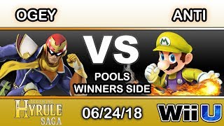 Hyrule Saga - Ogey (Captain Falcon) Vs. IMT.RZR | ANTi (Mario) Pools - Smash 4