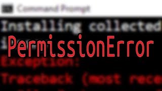 PermissionError: [WinError 5] Access is denied: