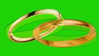 green screen wedding rings-обручальные кольца