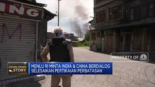 Menlu RI Minta India & China Berdialog Selesaikan Pertikaian Perbatasan