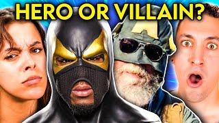 Real Life Super Heroes or Super Villains? Phoenix Jones, Captain Australia, Shadow Hare) | React