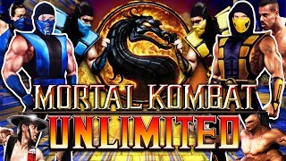 Scorpion & Sub-Zero Play - MORTAL KOMBAT UNLIMITED! (OPENBOR) | MKX GAMEPLAY PARODY!