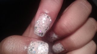 Glitter Sandwich / Glitter Layers / Jelly Nails