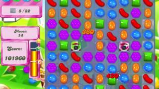 Candy Crush Saga Level 466 Clear all the Jelly!