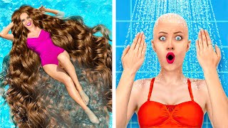 MASALAH RAMBUT TIPIS VS RAMBUT TEBAL || Situasi Canggung Lucu dan Masalah Gokil oleh 123 GO Like!