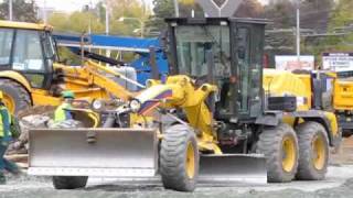 Grader New Holland-rozhrnování