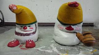 DIY - Садовые гномы из цемента // Garden gnomes from cement