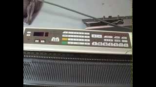 Видео урок по работе с вязальной машиной  Brother KH 940