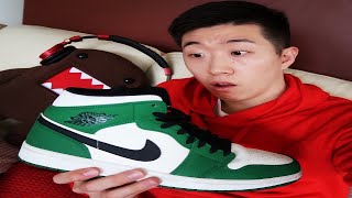 Jordan 1 Pine Green Mid Sneaker Review! ? BEST MID YET?! ?