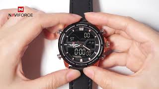 How to set the time on Naviforce NF9138 | User Manual