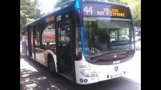 [Sound] Bus Mercedes-Benz Citaro C2 €uro 6 n°1332 de la RTM - Marseille sur la ligne 44