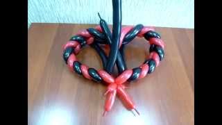 Сердце из воздушных шаров