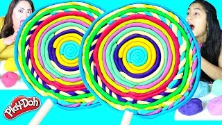 PLAY-DOH DIY GIANT LOLLIPOP MADE OUT OF PLAY-DOH |B2cutecupcakes