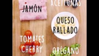 ¿Como hacer pizza facil de 7 ingredientes?