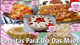 [ESPECIAL DIA DAS MÃES] - DICAS DE RECEITINHAS PARA O DIA DAS MÃES | RECEITAS DA CRIS