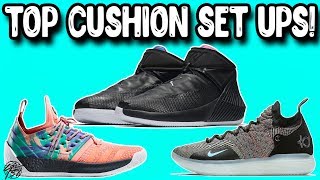 Top 10 Cushion Set Ups in Basketball Shoes 2018! Zoom React Boost!