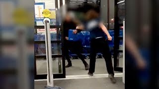 Caught on cam: Security guard pulls knife on suspected thief