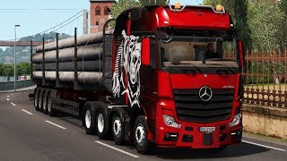 [1.34] Euro Truck Simulator 2 | Big Stars – Actros / Arocs SLT v 1.5.3.6 | Mods