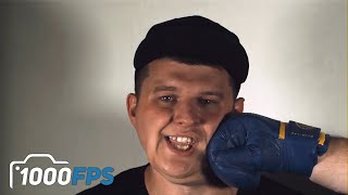 УДАР ПО ЛИЦУ | ЗАМЕДЛЕННАЯ СЪЕМКА | 1000 FPS