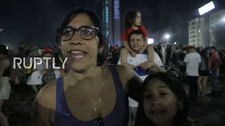 Chile: Celebrations after 35-year-old leftist Gabriel Boric wins presidential election