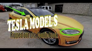 [AMAZING] This Tesla Looks Like it Was Ripped out of a Comic Book