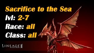 Lineage 2 Interlude - Quest - Sacrifice to the Sea