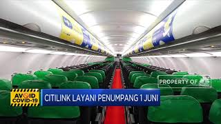 Citilink Layani Penumpang 1 Juni