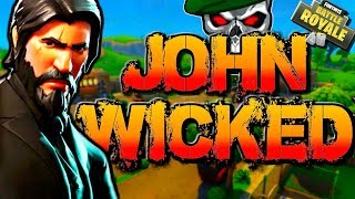 Fortnite Battle Royale New John Wick Skin Gameplay! RAREST Skins in Fortnite br! (The Reaper)