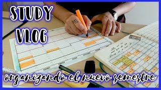 Organizando el nuevo semestre · STUDY VLOG | Christine Hug
