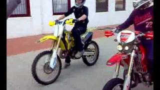 Hm crm 125 2t vs suzuki rm 125 2t