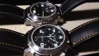 Anonimo - Professionale Crono & GMT Waffle Dial ( Polished Bezel )