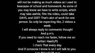 PLEASE WATCH! Taking A Break