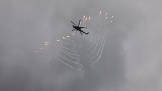 Динамический показ современной боевой авиации