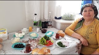 ESKİ EVİMDE SABAH KAHVALTISI HAZIRLADIM