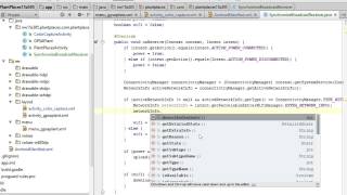 Use DetailedState in a BroadcastReceiver to determine wifi